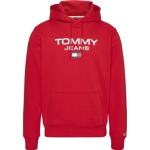 Rote Tommy Hilfiger TOMMY JEANS Herrensweatshirts Größe XXL für den für den Herbst 