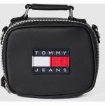 Schwarze Tommy Hilfiger TOMMY JEANS Damenschultertaschen & Damenshoulderbags mit Reißverschluss 