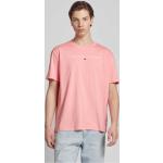 Rosa Unifarbene Tommy Hilfiger TOMMY JEANS T-Shirts aus Baumwolle für Herren Größe XL 