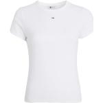 Reduzierte Weiße Tommy Hilfiger TOMMY JEANS T-Shirts aus Baumwolle maschinenwaschbar für Damen Größe XL 