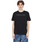 Reduzierte Schwarze Kurzärmelige Tommy Hilfiger TOMMY JEANS T-Shirts aus Baumwolle für Herren Größe S für den für den Sommer 