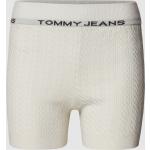 Offwhitefarbene Tommy Hilfiger TOMMY JEANS Jeans-Shorts aus Polyamid für Damen Größe XS 