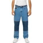 Reduzierte Blaue Skater Tommy Hilfiger TOMMY JEANS Straight Leg Jeans aus Denim für Herren Weite 36, Länge 32 für den für den Herbst 