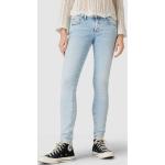 Hellblaue Tommy Hilfiger TOMMY JEANS Skinny Jeans aus Baumwollmischung für Damen Größe XS Weite 26, Länge 32 