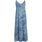 Blaue Tommy Hilfiger TOMMY JEANS V-Ausschnitt Strandkleider für Damen Größe XL 