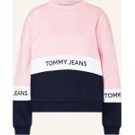 Dunkelblaue Tommy Hilfiger TOMMY JEANS Damensweatshirts aus Baumwolle Größe M 