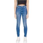 Reduzierte Blaue Tommy Hilfiger TOMMY JEANS Skinny Jeans aus Denim für Damen Weite 25, Länge 30 für den für den Sommer 