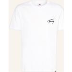 Weiße Oversize Tommy Hilfiger TOMMY JEANS T-Shirts aus Baumwolle für Herren Größe XXL 