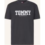 Schwarze Tommy Hilfiger TOMMY JEANS T-Shirts aus Baumwolle für Herren Übergrößen 