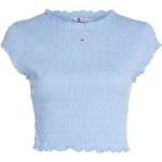 Blaue Tommy Hilfiger TOMMY JEANS T-Shirts für Damen Größe XL 