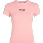 Pinke Tommy Hilfiger TOMMY JEANS T-Shirts enganliegend für Damen Größe XL 