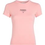 Pinke Tommy Hilfiger TOMMY JEANS T-Shirts enganliegend für Damen Größe XS 