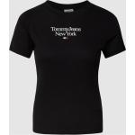 Tommy Jeans T-Shirt mit Label-Details (L Schwarz)
