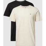Schwarze Tommy Hilfiger TOMMY JEANS T-Shirts aus Baumwolle für Herren Größe XL 2-teilig 