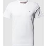 Tommy Jeans T-Shirt mit Logo-Stickerei (M Weiß)