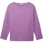 Violette Langärmelige Tom Tailor Damensweatshirts Größe L 