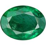Smaragdgrüne Smaragde aus Kristall mit Zertifikat 