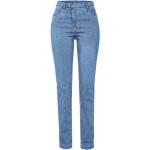 Hellblaue Toni 5-Pocket Hosen für Damen 