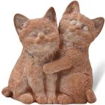 Katzenfiguren für den Garten aus Terrakotta wetterfest 