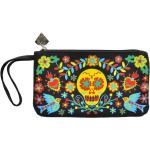 TooFast CARRIE Sugar Skull Mexican Embroidery Tasche / CLUTCH Rockabilly