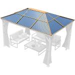 Graue Toolport Pavillondächer aus Polycarbonat wasserdicht 3x4 