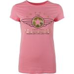 Pinke Top Gun Print-Shirts aus Baumwolle für Damen Größe XL für den für den Sommer 