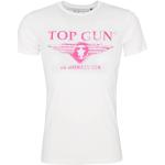 Pinke Top Gun Print-Shirts aus Baumwolle für Damen Größe XXL für den für den Sommer 