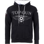 Schwarze Top Gun Top Gun Strickpullover aus Baumwollmischung für Herren Größe XXL 