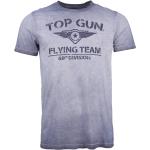 Marineblaue Top Gun T-Shirts aus Baumwolle für Herren Größe 3 XL 