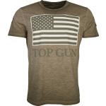 Braune Top Gun Top Gun T-Shirts für Damen Größe L 
