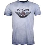 Marineblaue Kurzärmelige Top Gun Top Gun T-Shirts aus Baumwolle Handwäsche für Herren Größe XXL 