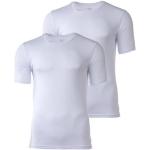 Reduzierte Weiße Unifarbene Kurzärmelige Top Gun Top Gun Rundhals-Ausschnitt T-Shirts aus Baumwolle enganliegend für Herren Größe XXL 