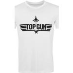 Weiße Kurzärmelige Top Gun Top Gun T-Shirts aus Baumwolle Handwäsche für Herren Größe XXL 