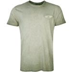 Grüne Kurzärmelige Top Gun Top Gun T-Shirts aus Baumwolle Handwäsche für Herren Größe 3 XL 