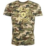Olivgrüne Kurzärmelige Top Gun Top Gun T-Shirts aus Baumwolle Handwäsche für Herren Größe XXL 