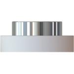 Silberne Top Light LED-Deckenleuchten aus Chrom 