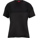Schwarze HUGO BOSS HUGO T-Shirts aus Viskose für Damen Größe XS 