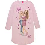 Rosa Top Model Kindernachthemden & Kindernachtkleider für Mädchen Größe 140 