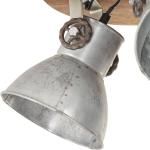 Silberne Industrial Lampenschirme aus Eisen 