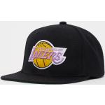 Reduzierte Schwarze Mitchell & Ness Los Angeles Lakers LA Lakers Snapback-Caps aus Baumwolle für Herren Einheitsgröße 