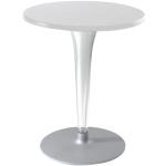 Runder Tisch Top Top - Contract outdoor / Philippe Starck, 2007 plastikmaterial weiß mit runder Tischplatte - Kartell - Weiß