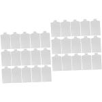 Weiße Wäscheklammer Sets aus Pappe 40-teilig 