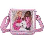 Pinke Top Model Schultertaschen & Shoulderbags mit Glitzer mit Innentaschen klein 