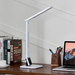 Topmoderne LED-Schreibtischleuchte Eleni, weiß