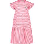 Reduzierte Pinke Bestickte Topo Rundhals-Ausschnitt Bestickte Kinderkleider aus Baumwolle für Mädchen Größe 146 