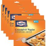 Toppits® Cross & Frit Papier Back-Spezialpapier Snackpapier 8 Bögen (5er Pack)
