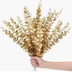 Reduzierte Goldene Kunstblumen aus Kunststoff 