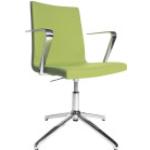 Grüne Topstar Bürostühle ohne Rollen aus Stoff stapelbar Breite 50-100cm, Höhe 50-100cm, Tiefe 0-50cm 