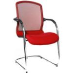 Rote Topstar Open Konferenzstühle & Besucherstühle aus Stoff stapelbar Breite 50-100cm, Höhe 50-100cm, Tiefe 50-100cm 2-teilig 