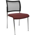Bordeauxrote Topstar Konferenzstühle & Besucherstühle aus Kunststoff stapelbar Breite 450-500cm, Höhe 0-50cm, Tiefe 0-50cm 